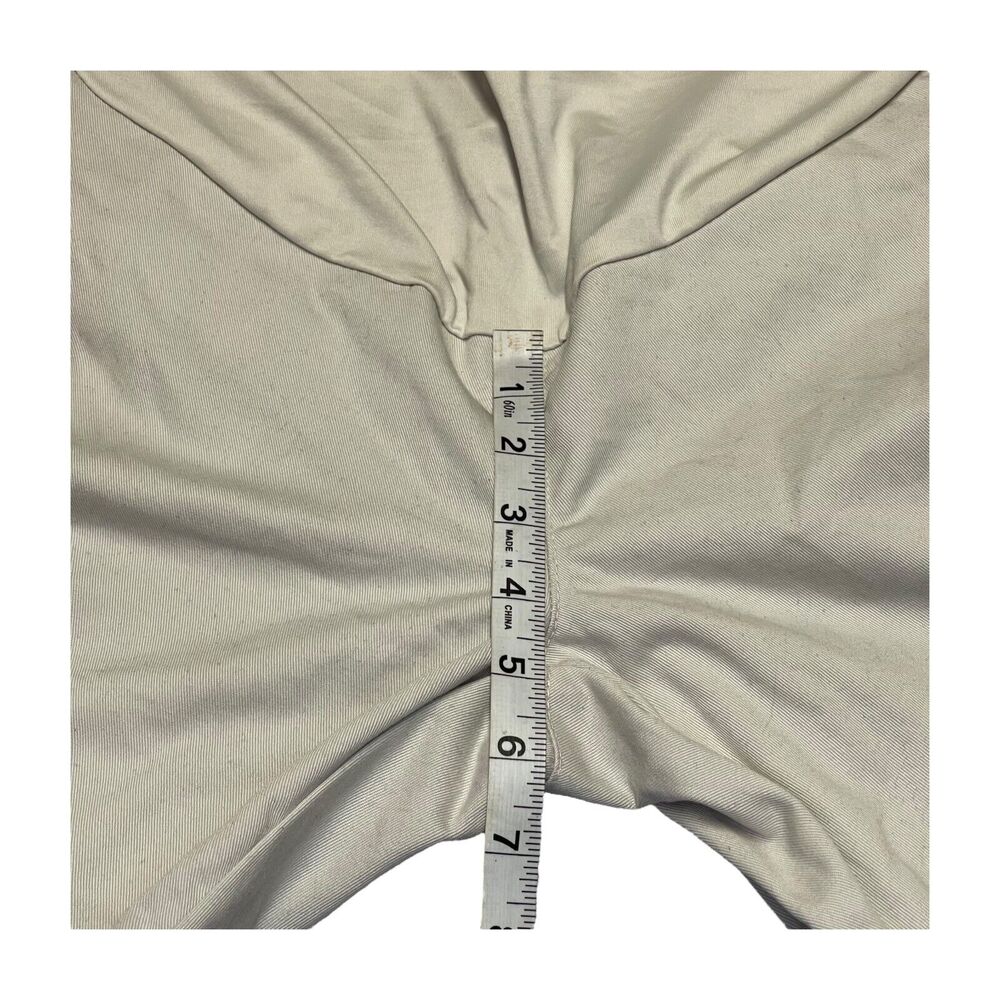 Old Navy Maternity Dress Pant Women's XS Ivory Cotton Low-Rise Flare Leg Formal - Picture 6 of 9
